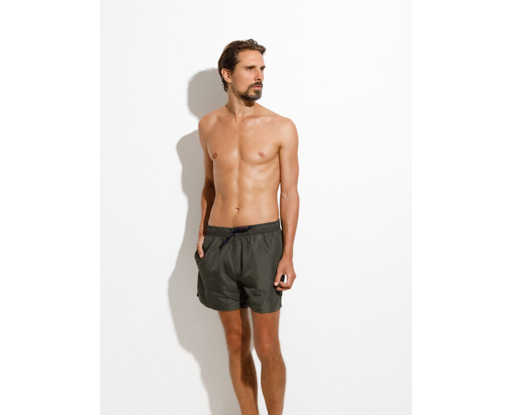 Luxe Swimshort solid BLACK FOREST X-LARGE 
