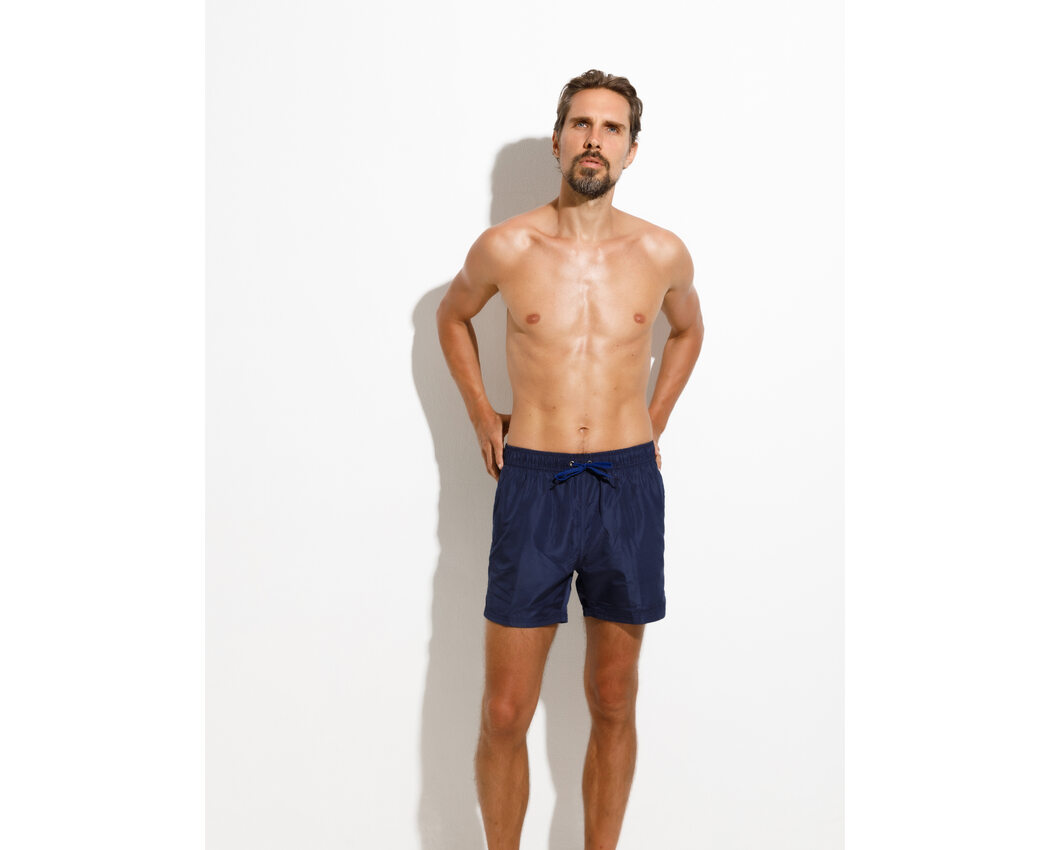 Luxe Swimshort solid NAVY LARGE 