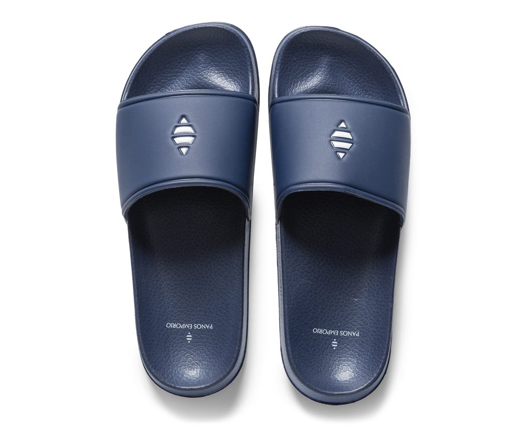 Unisex Slide Sandal DARK BLUE/WHITE 40 