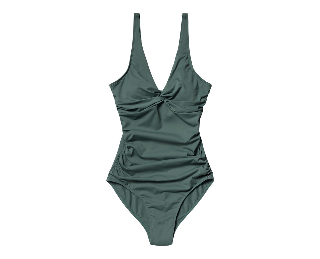 Simi Solid Swimsuit Recycled Deep Jungle 40 