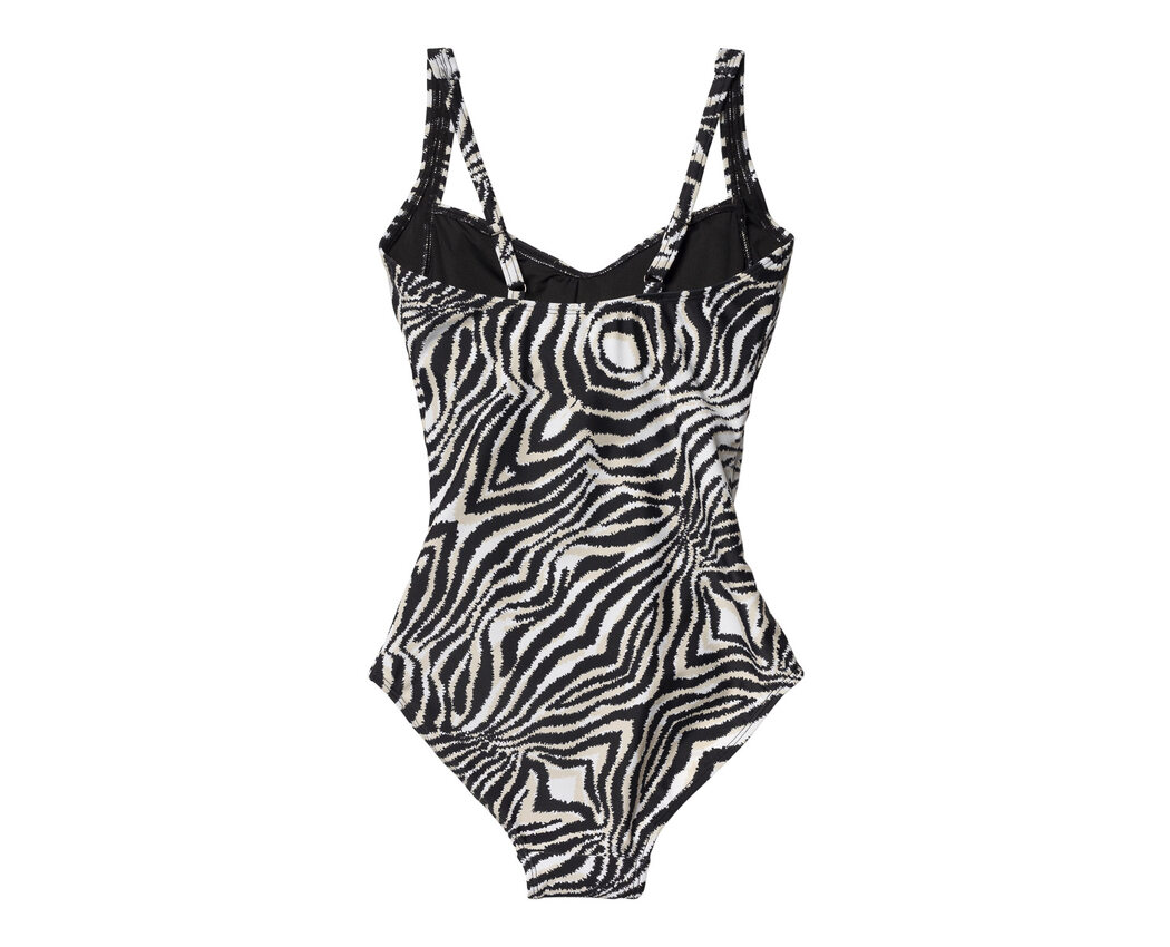 Zebra Potenza swimsuit Offwhite/Black 40 
