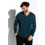 Lounge Henley Cotton Bamboo Deep Teal Large 