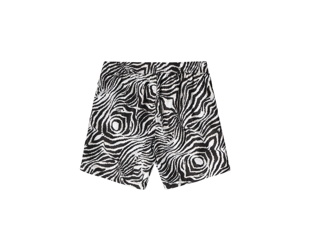 Luxe Zebra Swimshort BLACK/OFFWHITE X-Large 